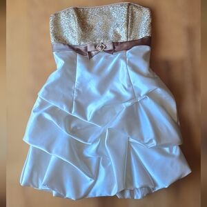 GUNNE SAX 13 Large Jessica McClintock Bubble Dress Prom Party Cocktail Mini Y2k